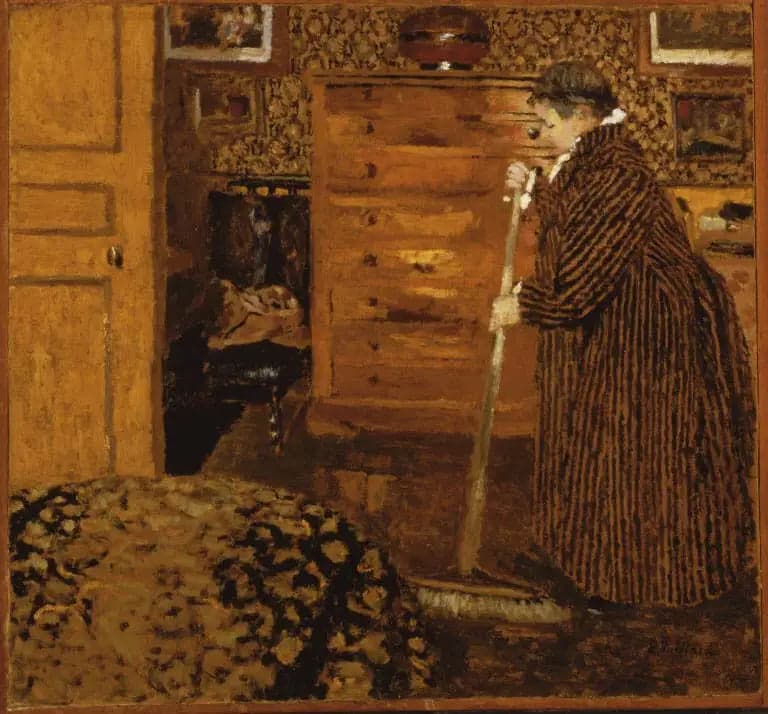 Woman Sweeping