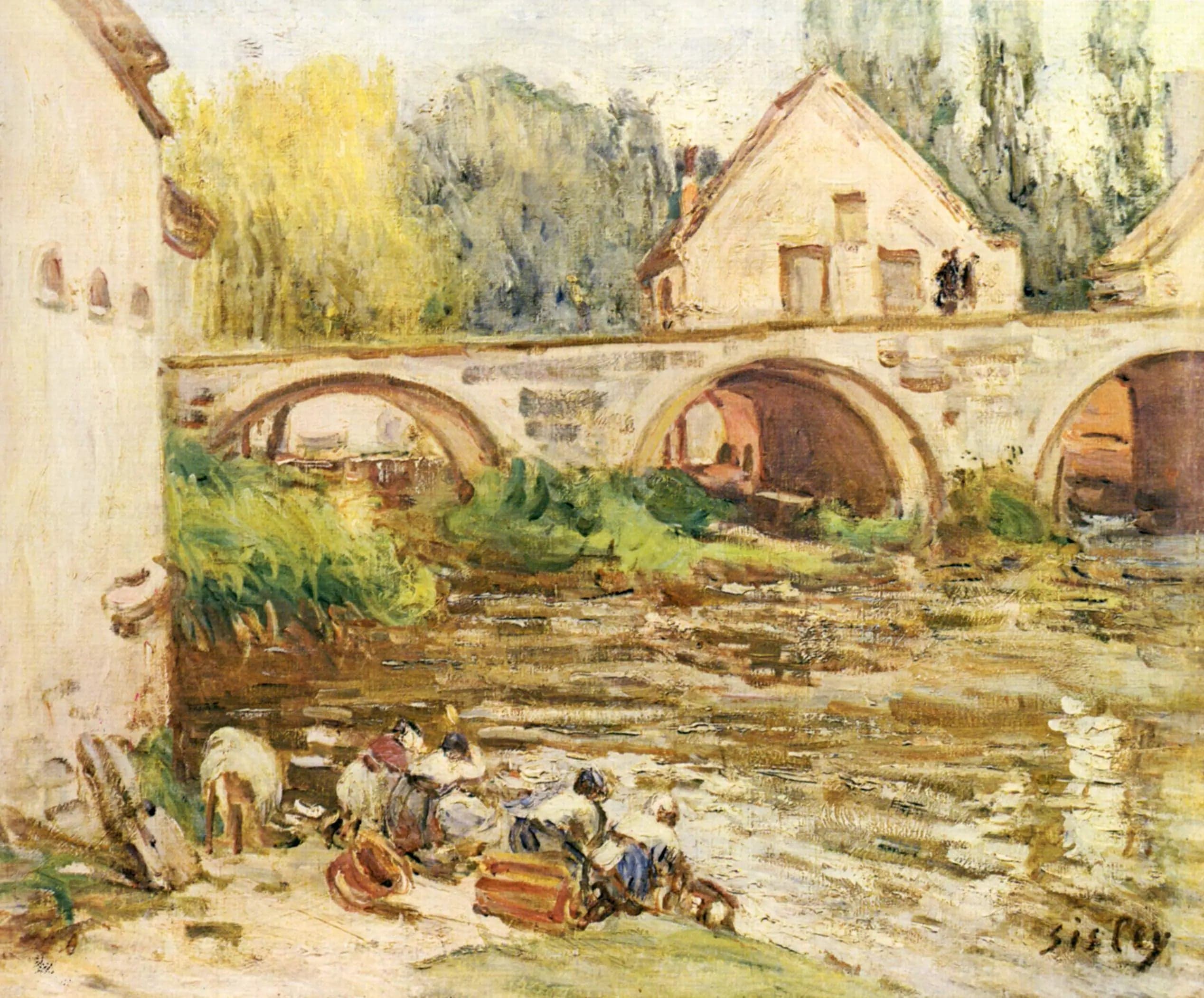 Washerwomen at Moret