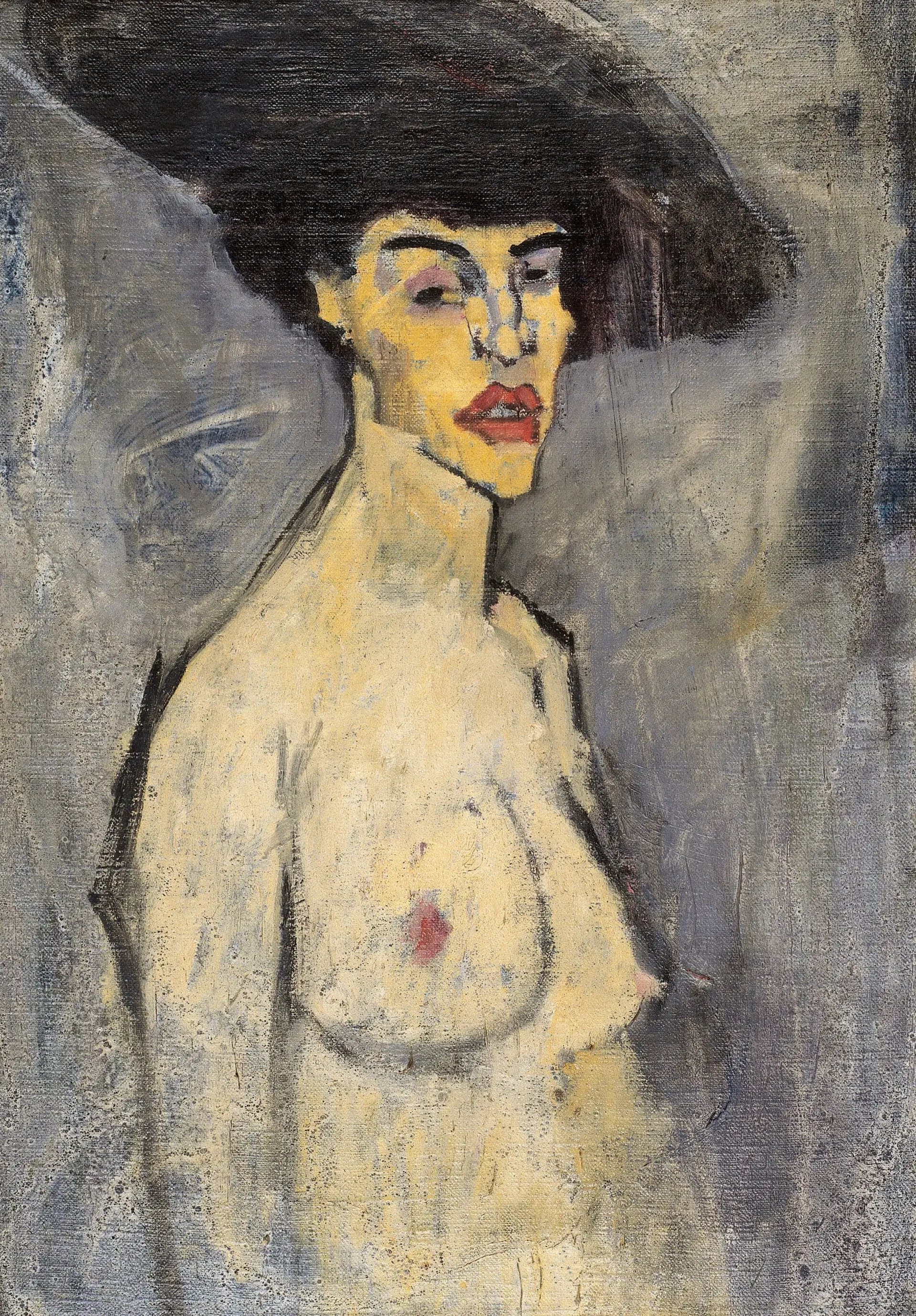Nude with Hat