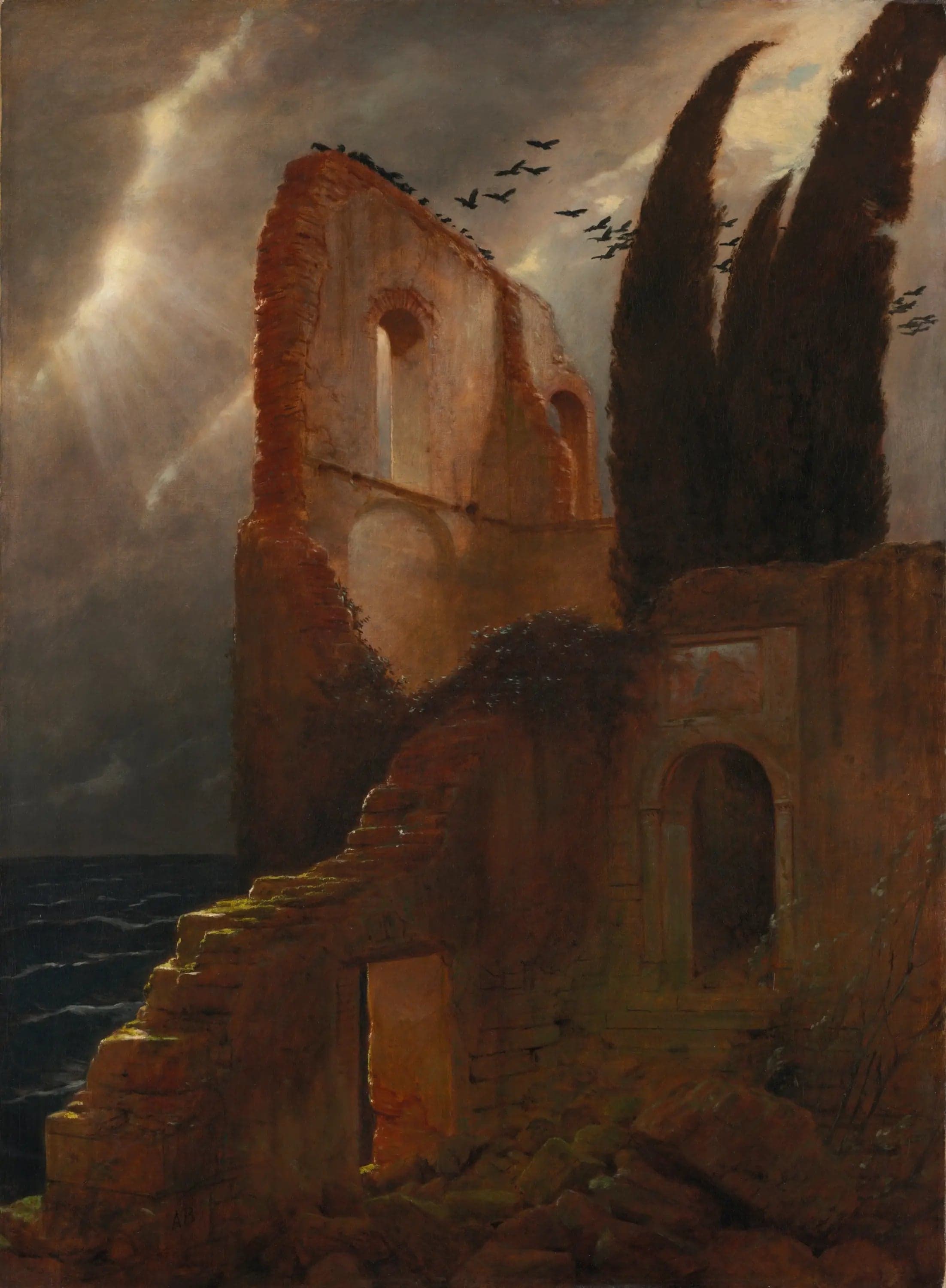 Ruin near the sea