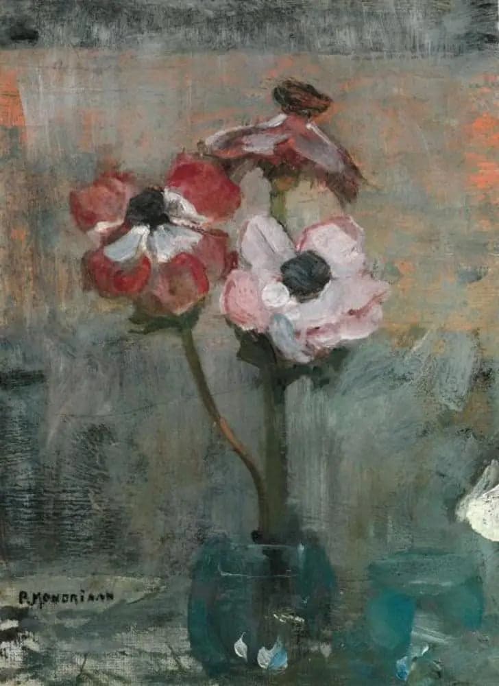 Anemones in a Vase