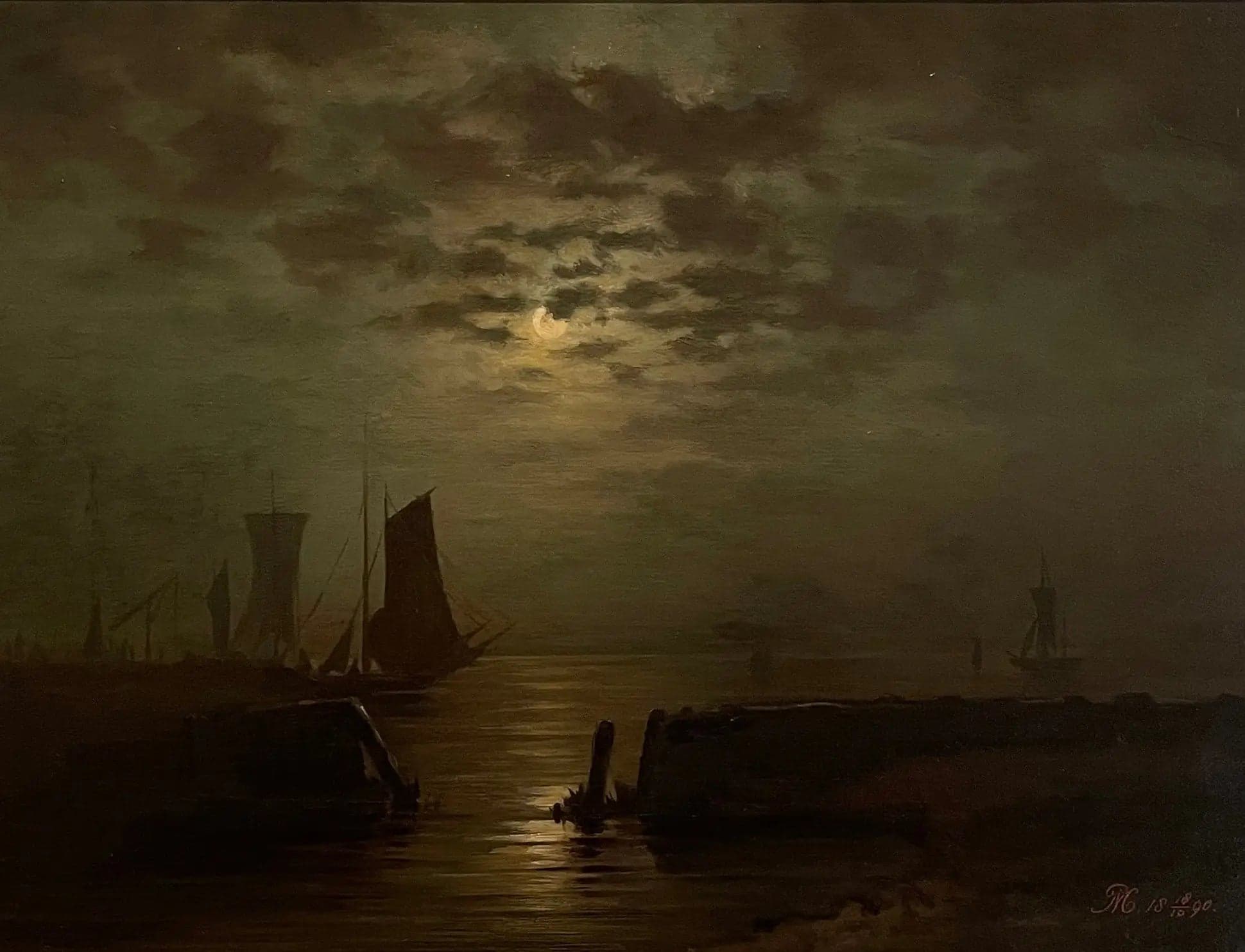 Ships in the Moonlight