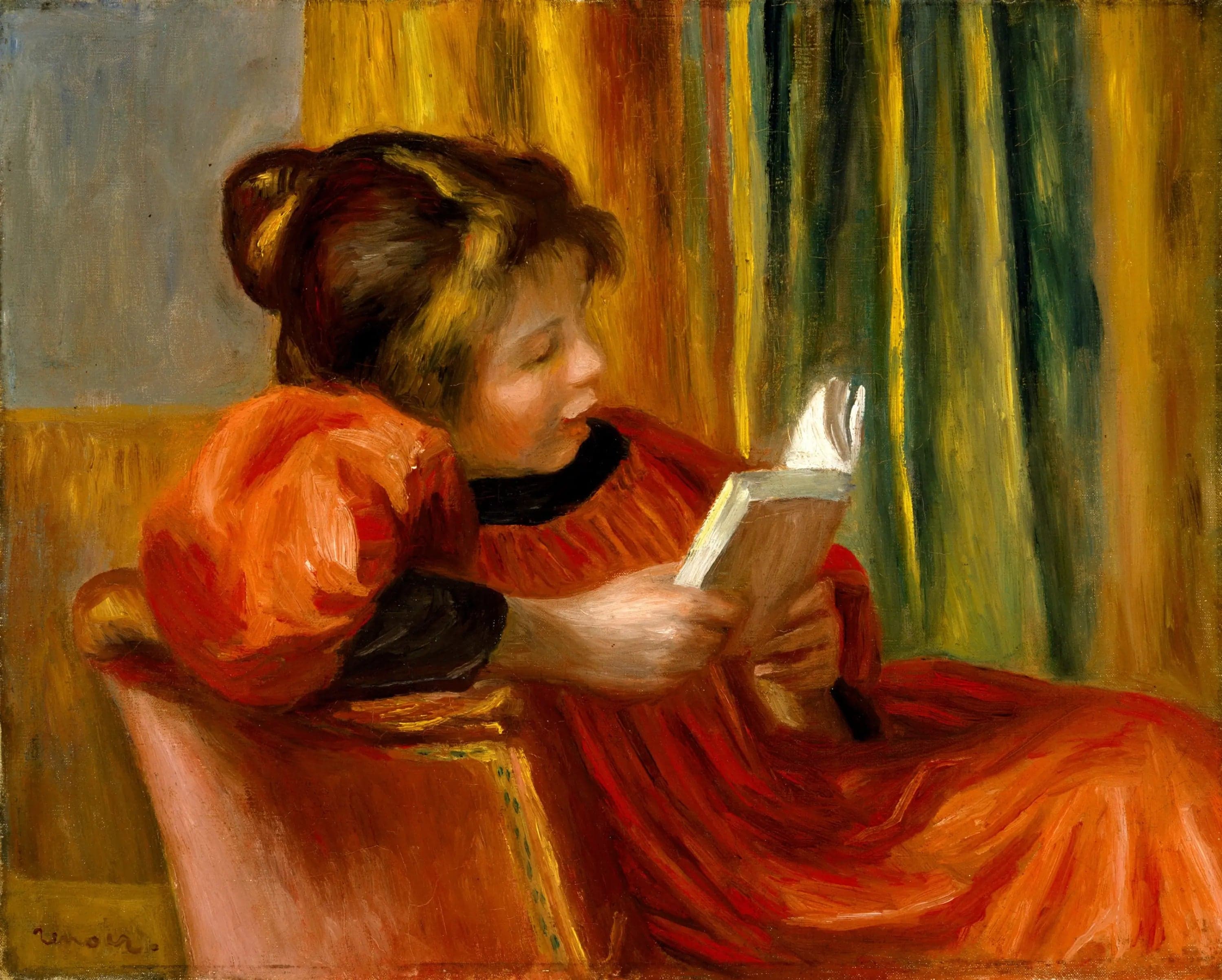 Girl Reading - Pierre