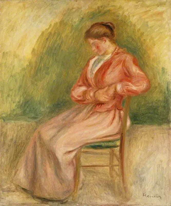 Woman Sitting - Pierre