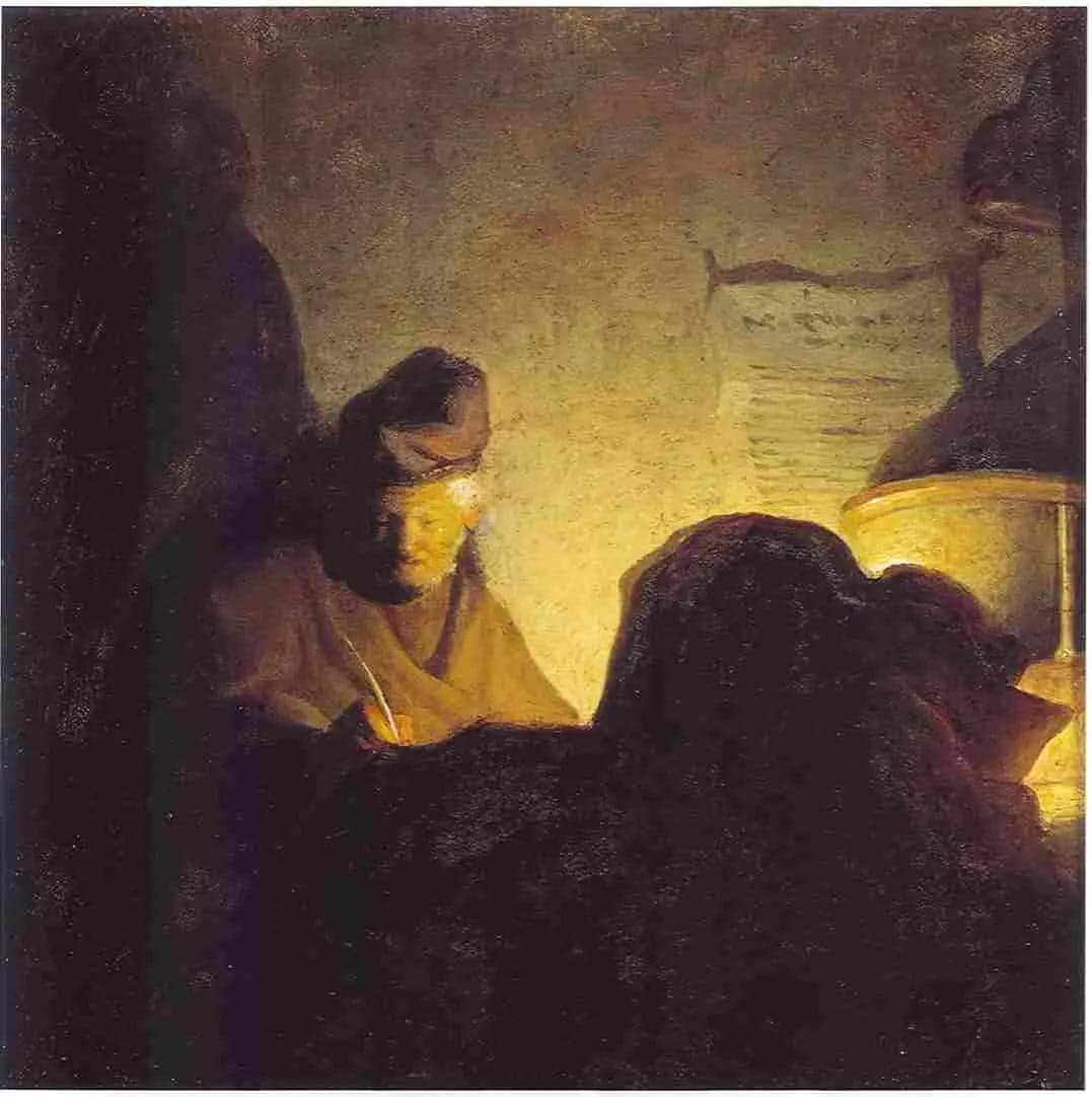 A Scholar by Candlelight