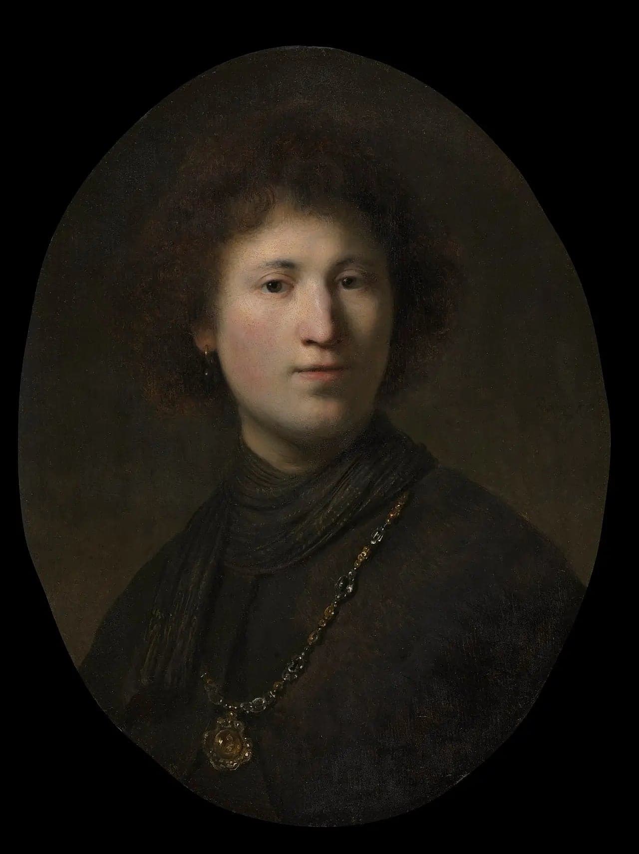 A Young Man with a Chain