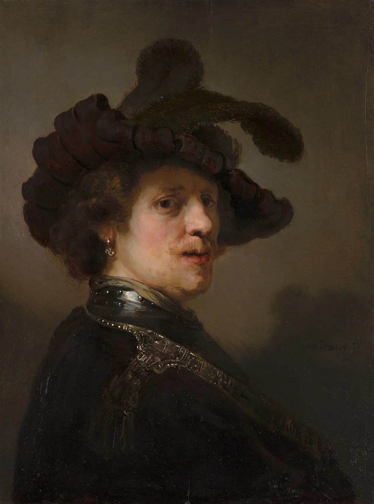 Man with Feathered Hat