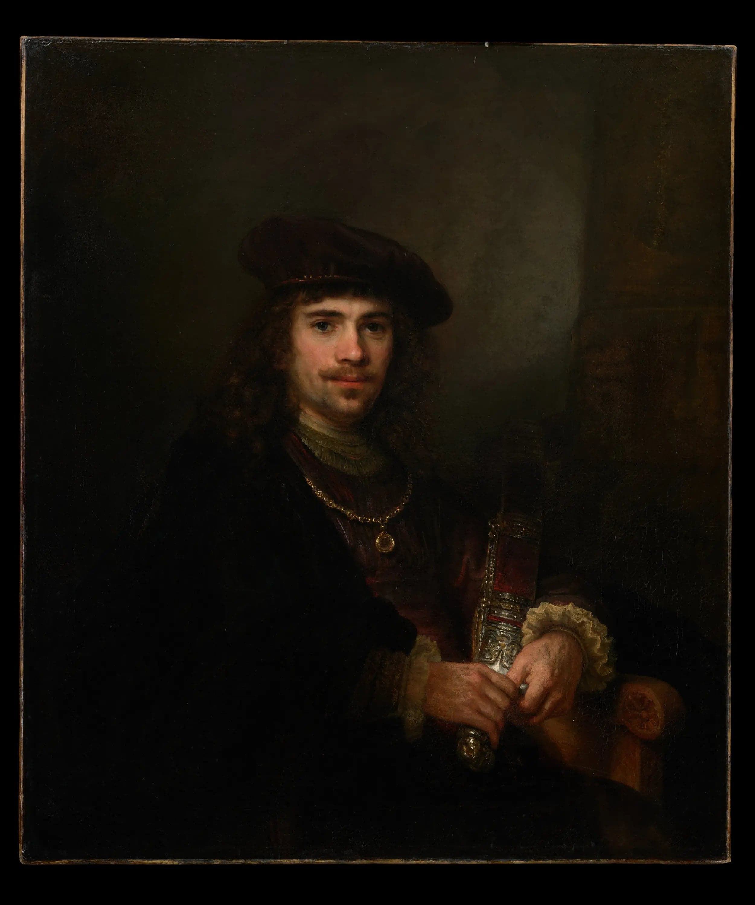 Man with a Sword and a Beret