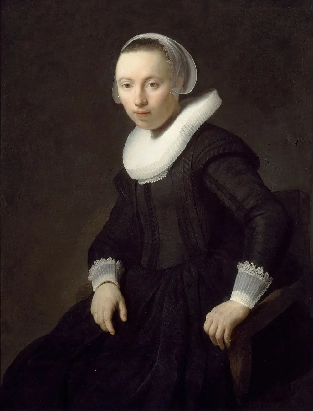 Portrait of a Sitting Woman