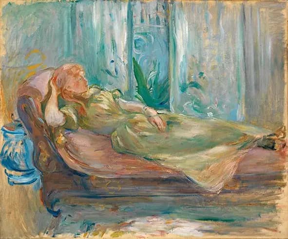 Young Girl on the Sofa