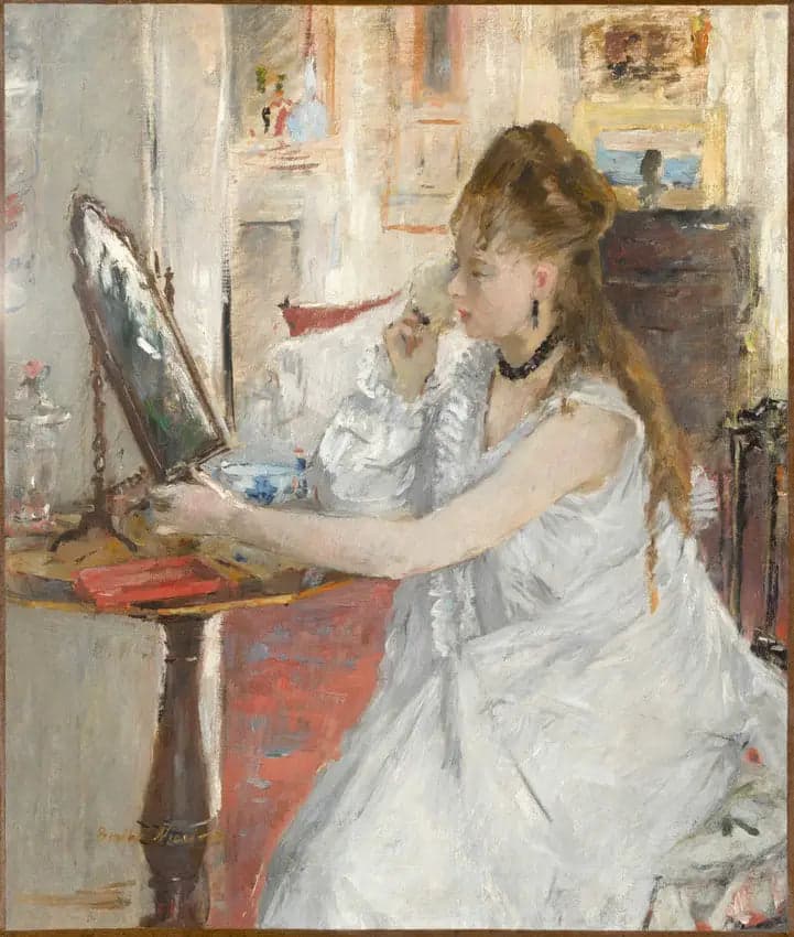 Young Woman Powdering