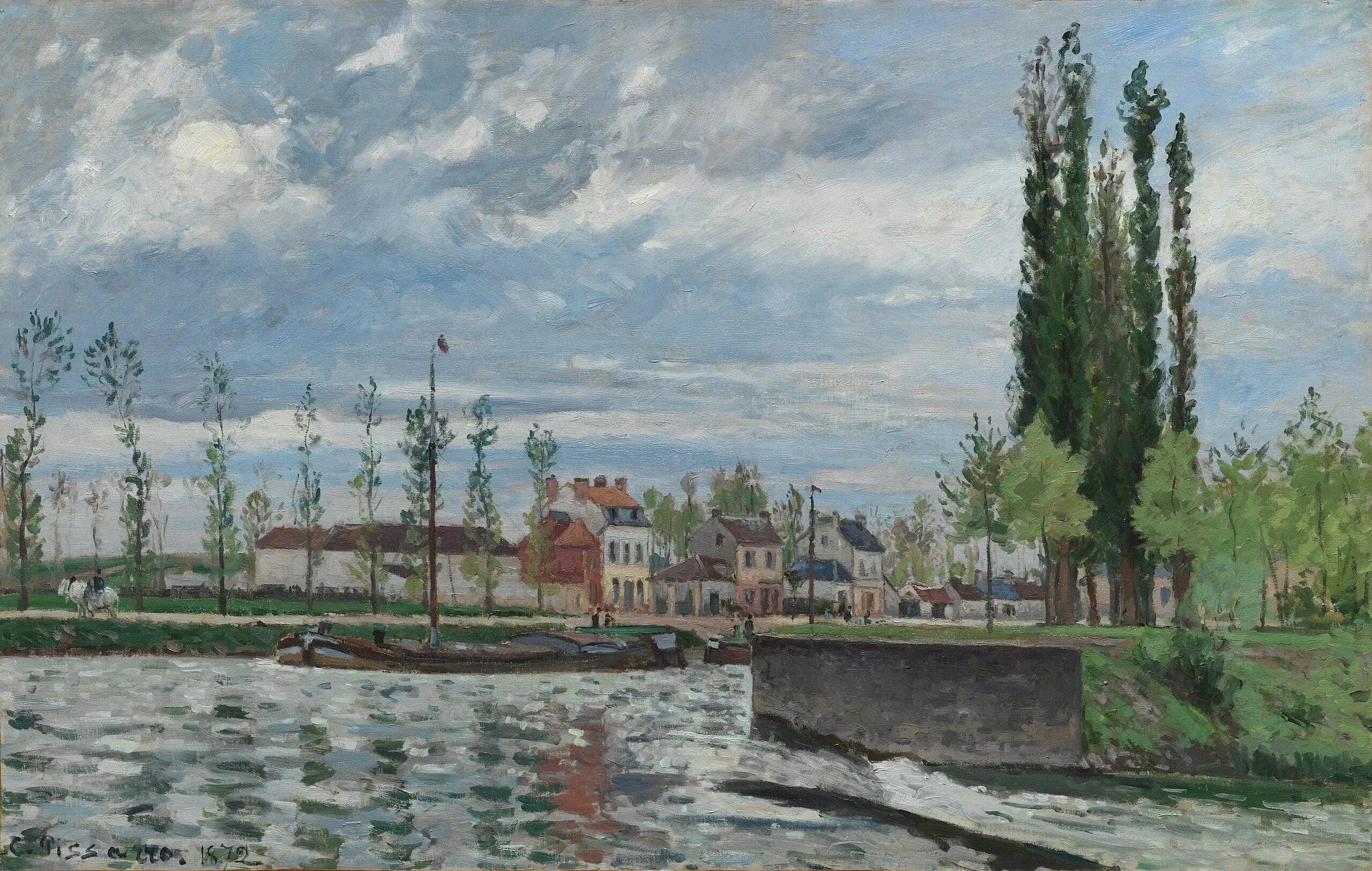 The Lock at Pontoise