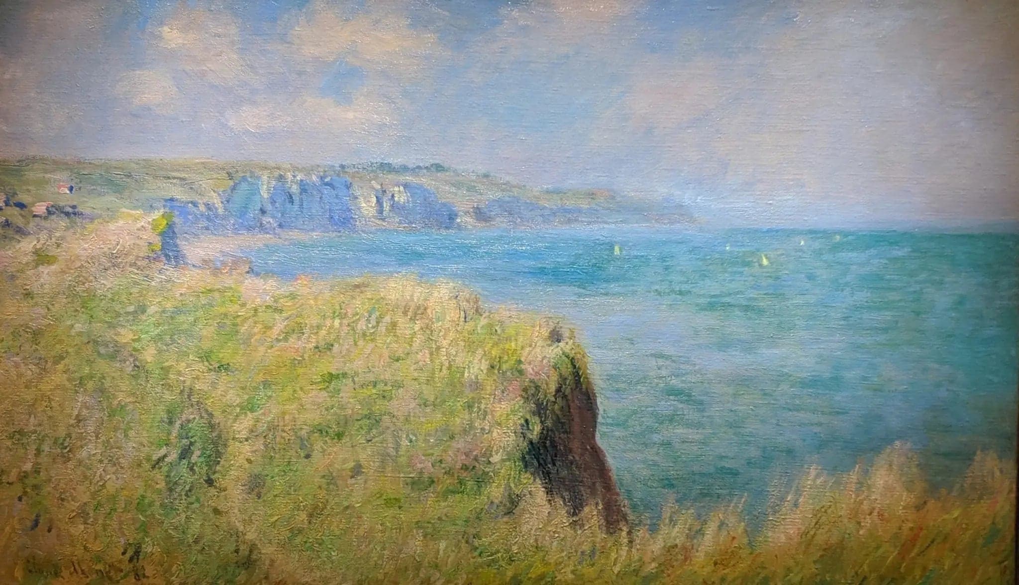 Cliff edge at Pourville