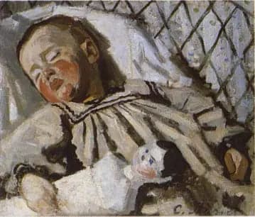 Jean Monet asleep