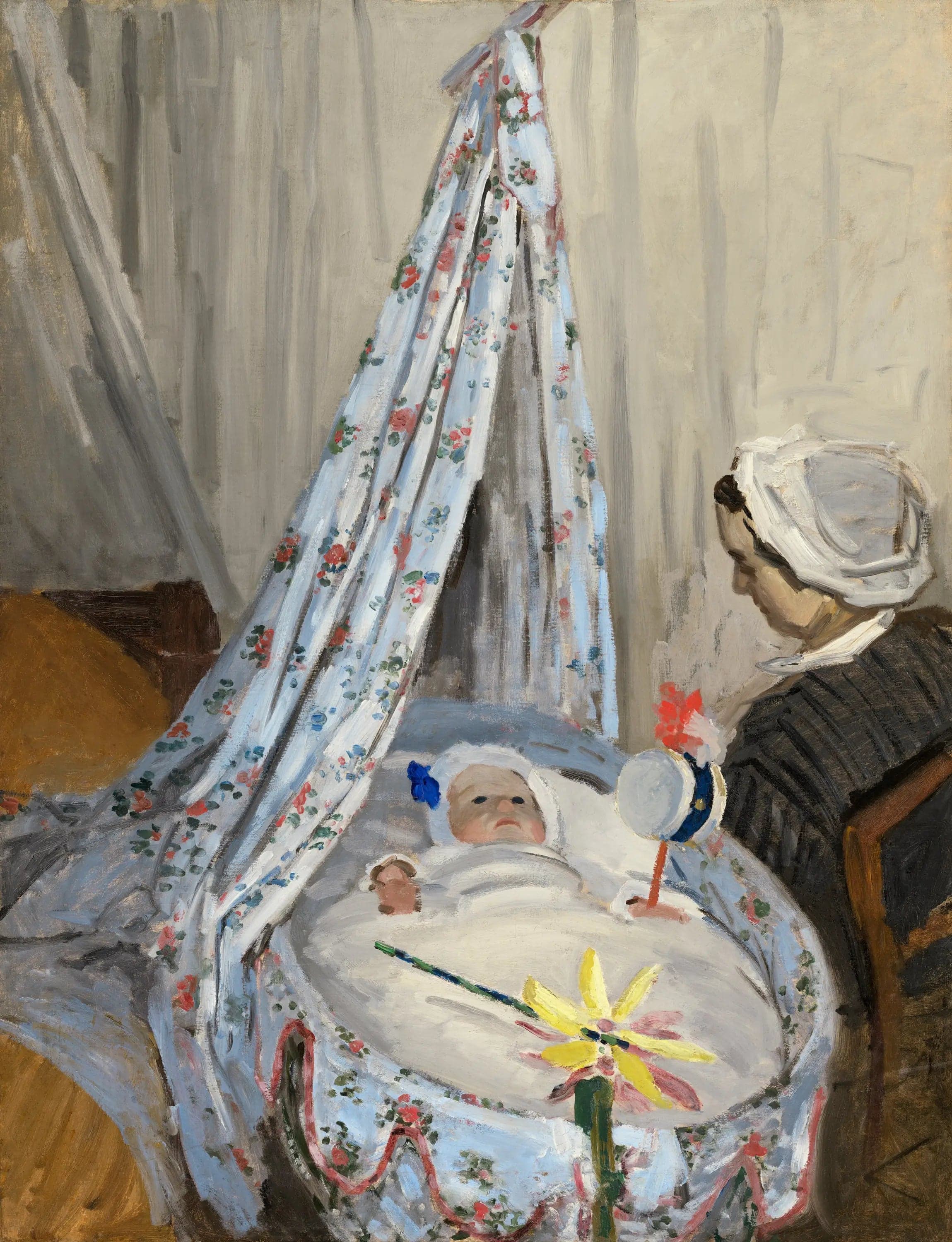 Jean Monet in his cradle