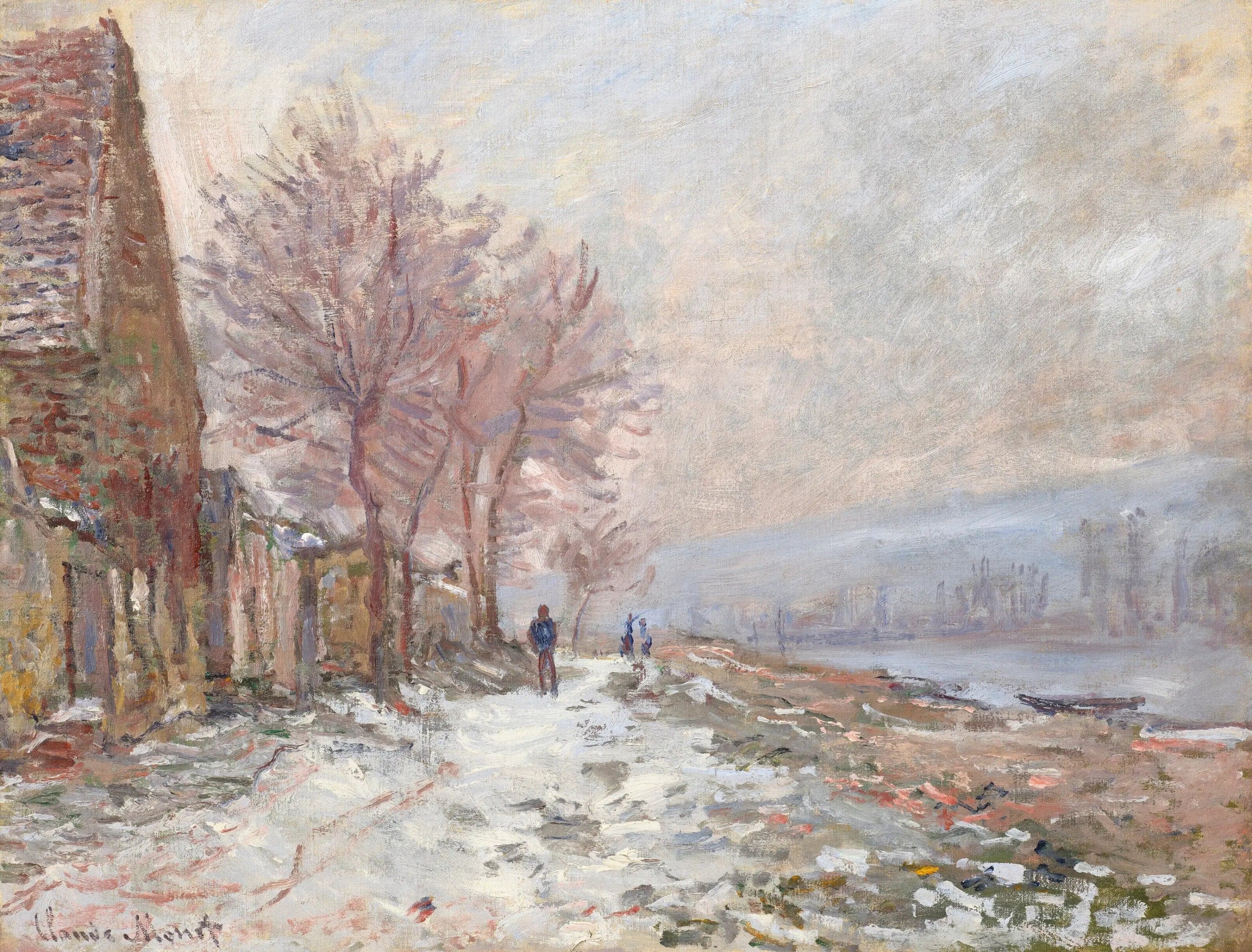 Lavacourt, Winter