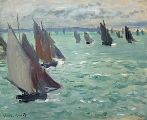 Sailboats at Sea