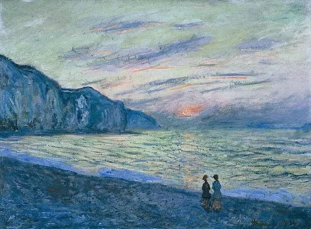 Sunset at Pourville
