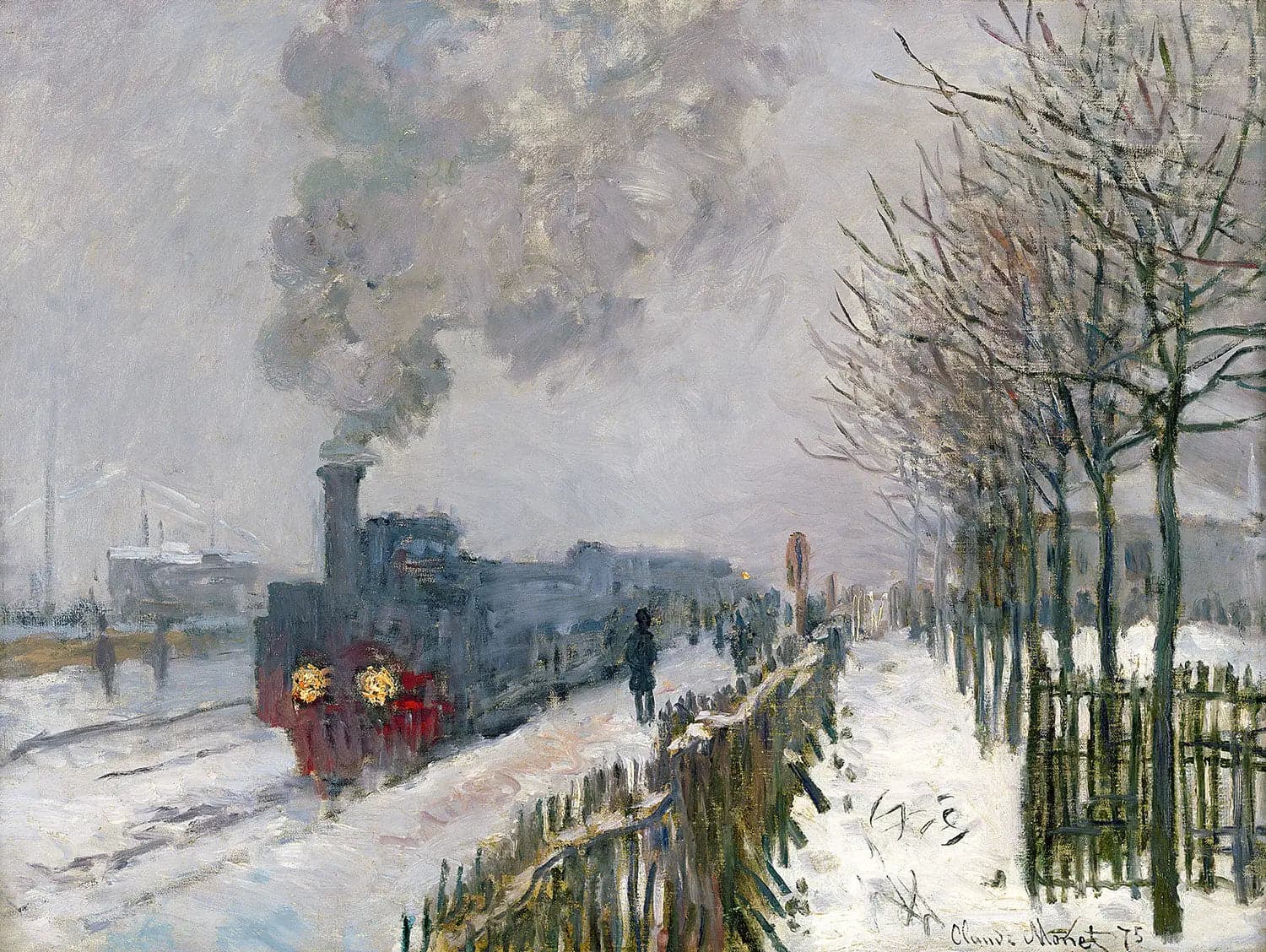 The Train in the Snow