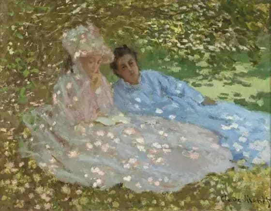 Two Women in a Garden