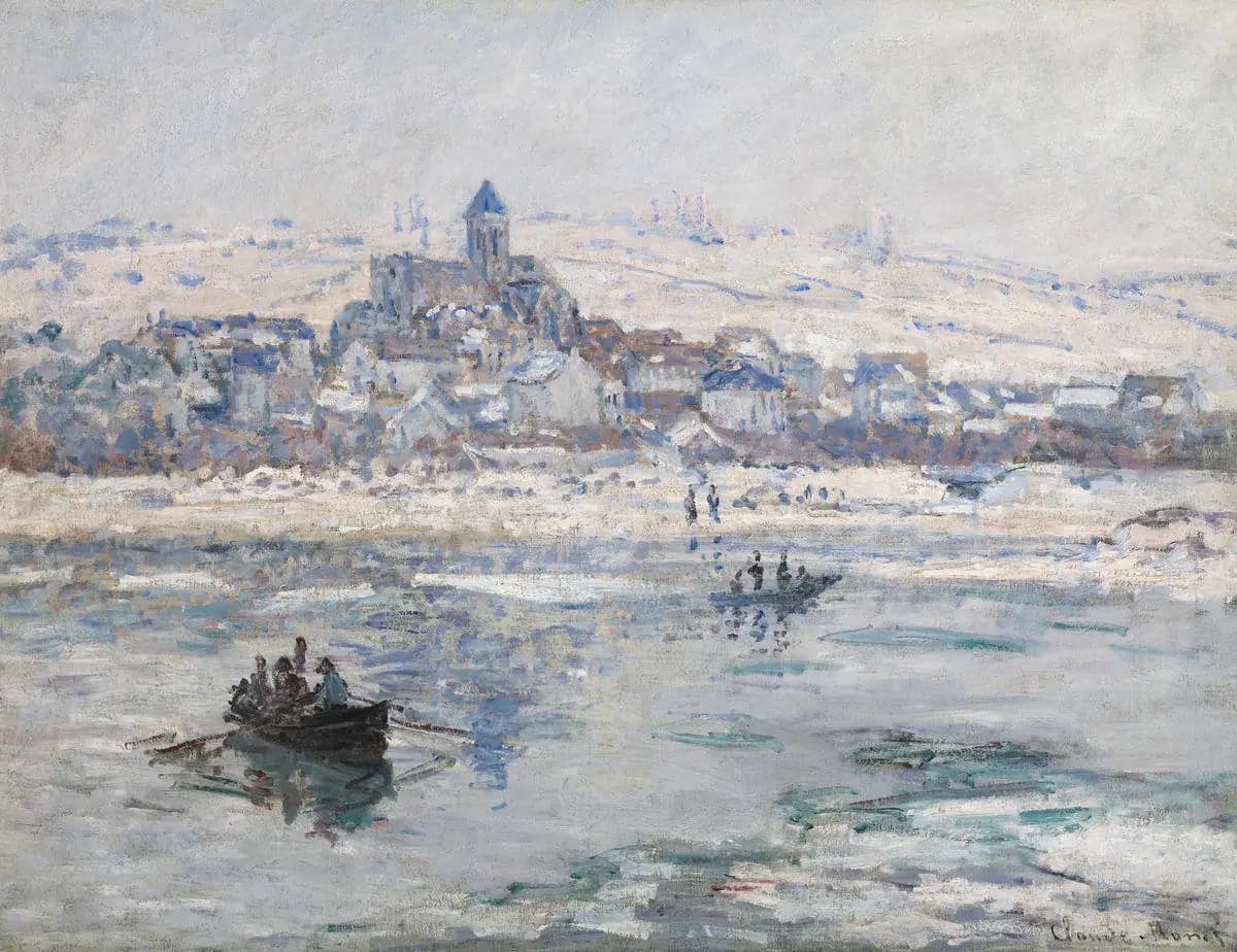Vétheuil in Winter
