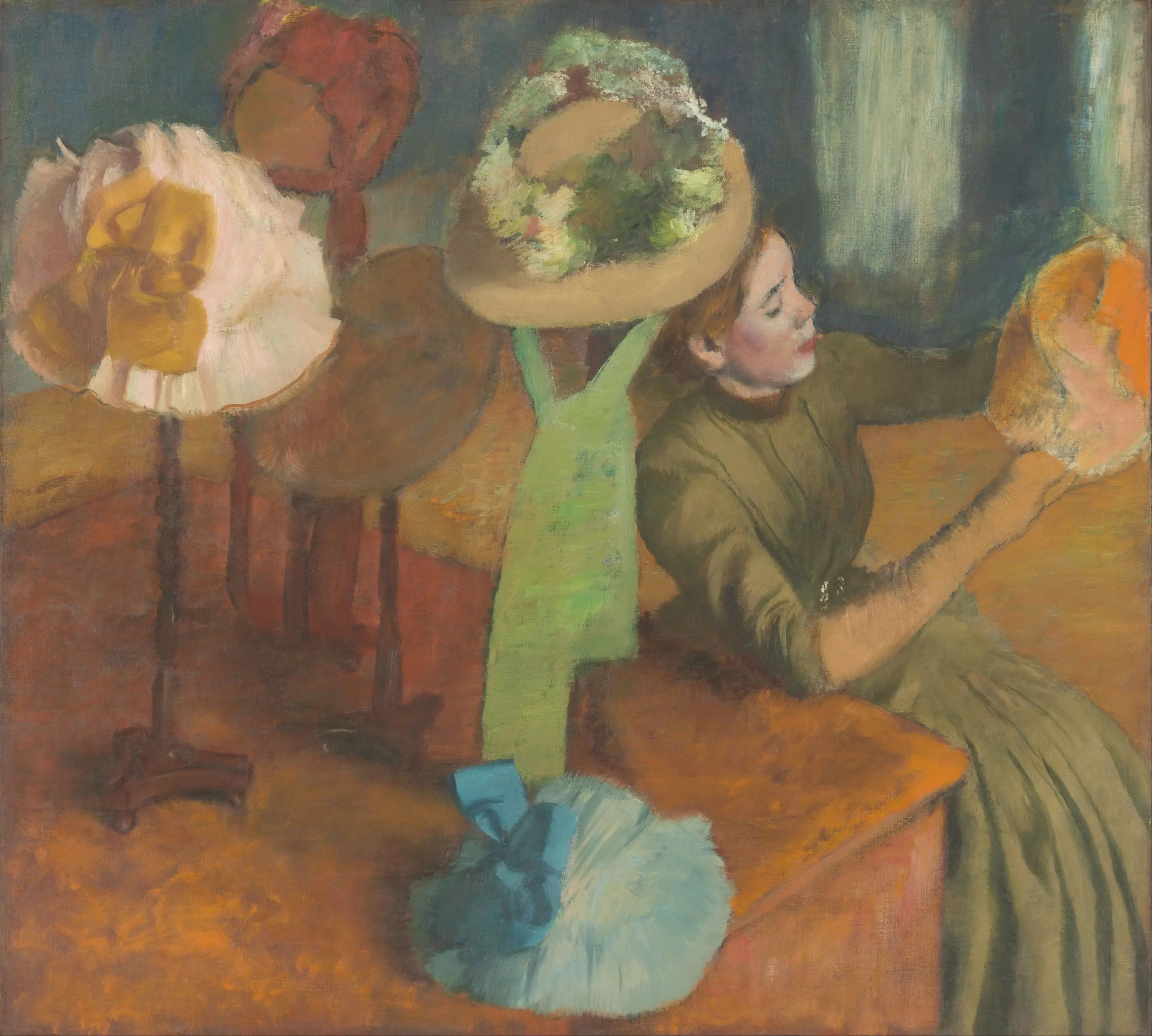 At the Milliner
