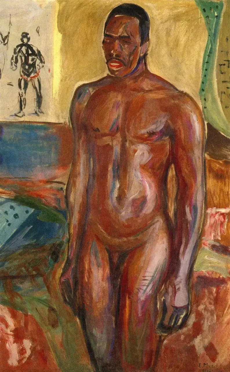 African Nude Standing
