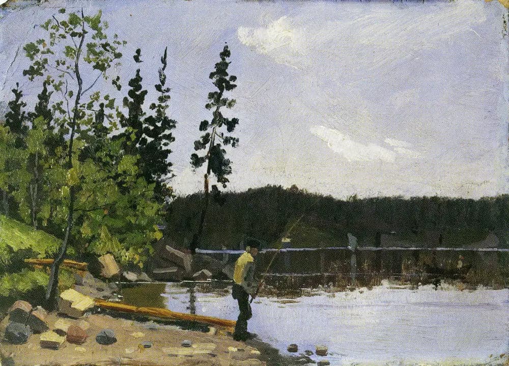 Fisherman by the Water