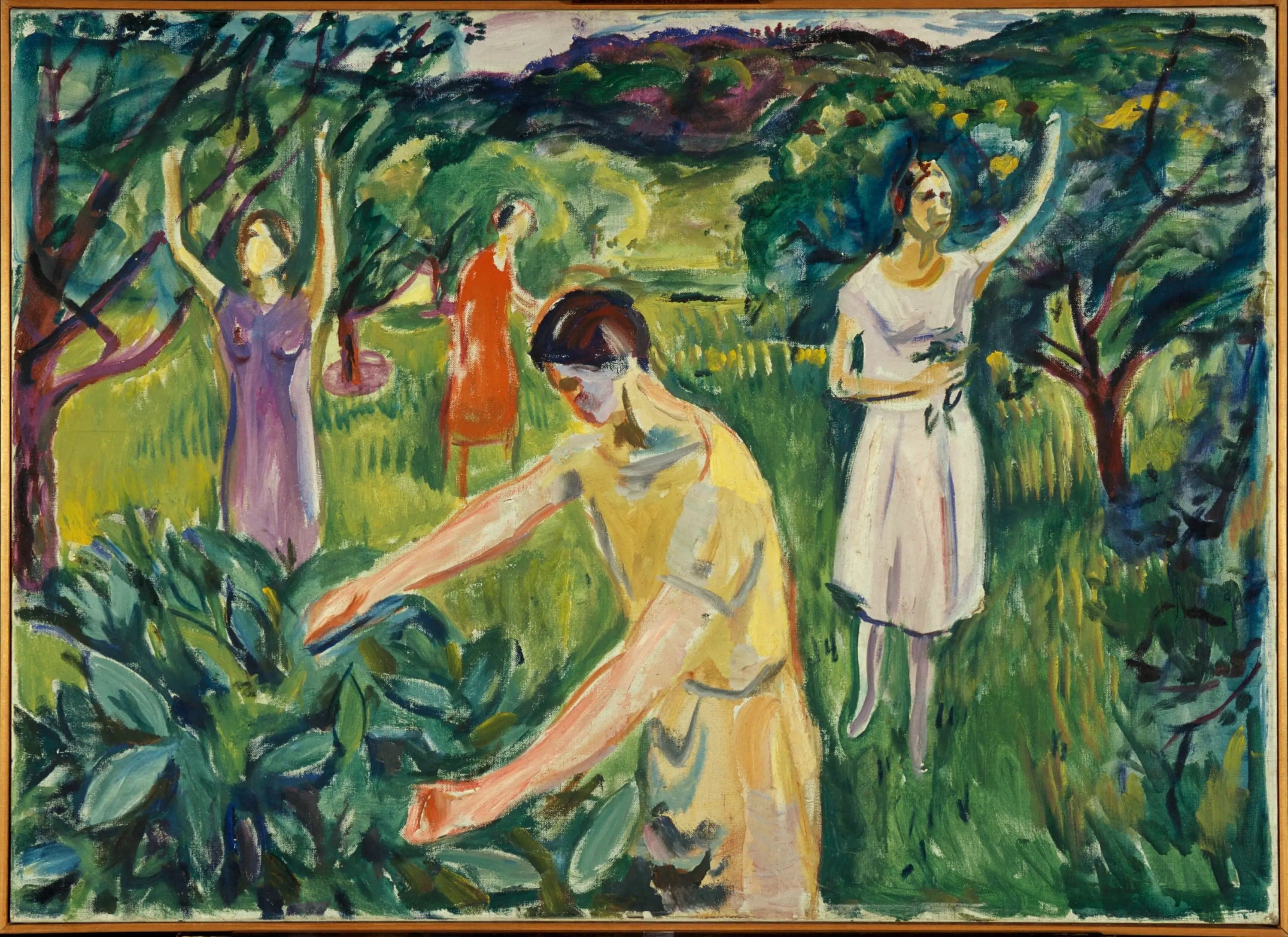 Four Women in the Garden