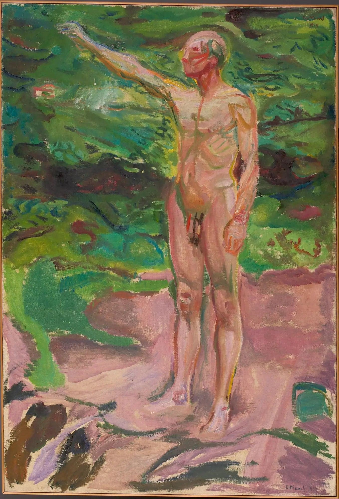 Male Nude in the Woods