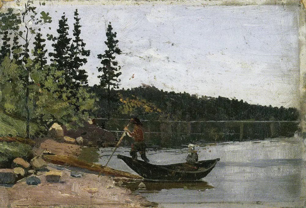 Man and Woman in a Boat