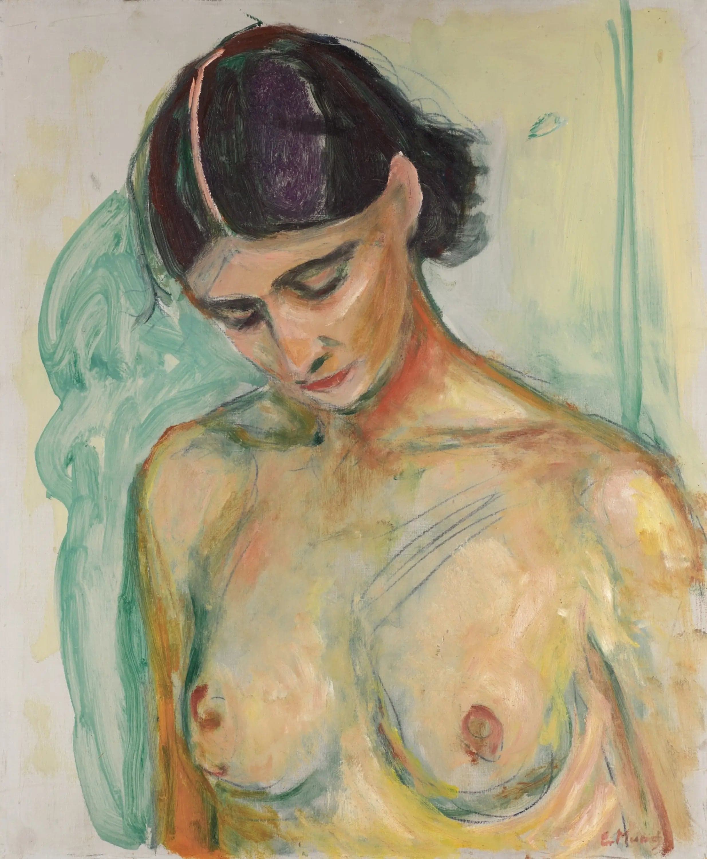 Nude with Head Bowed