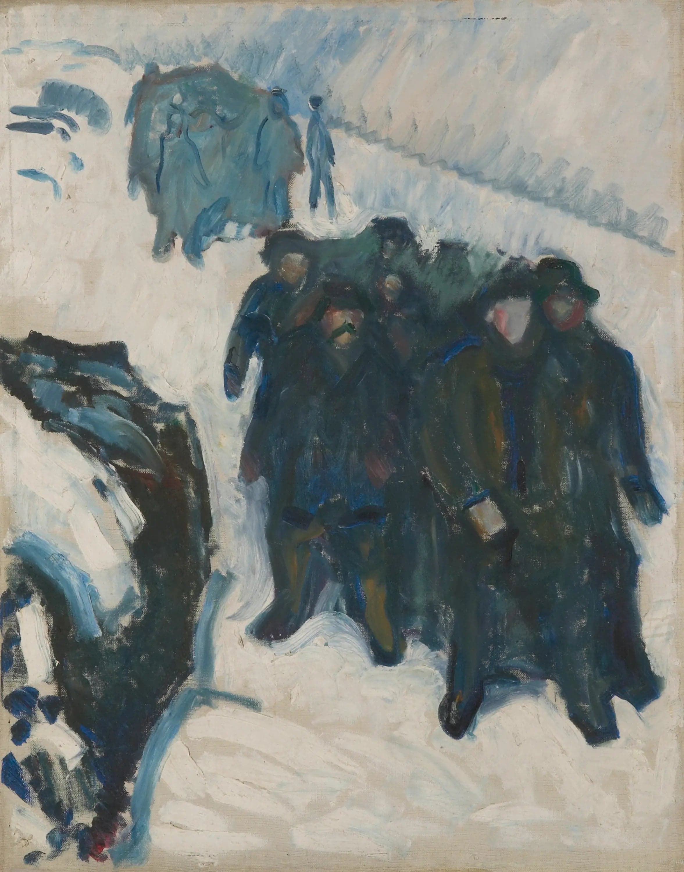 Sailors in the Snow