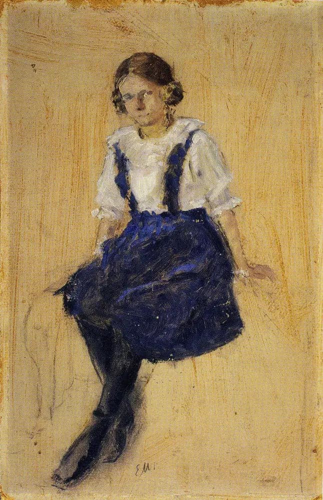 Young Girl Sitting