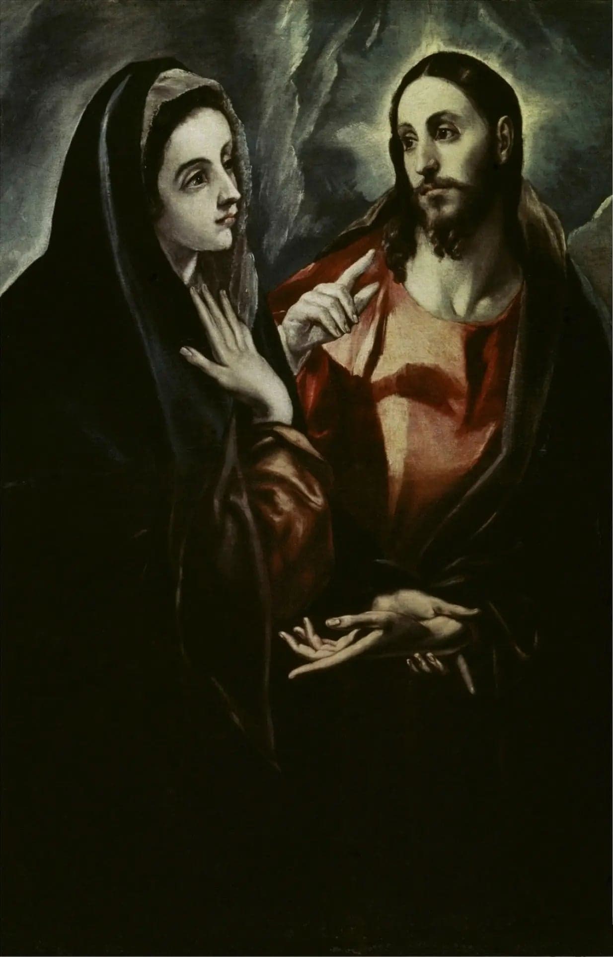 Farewell of Jesus to Mary