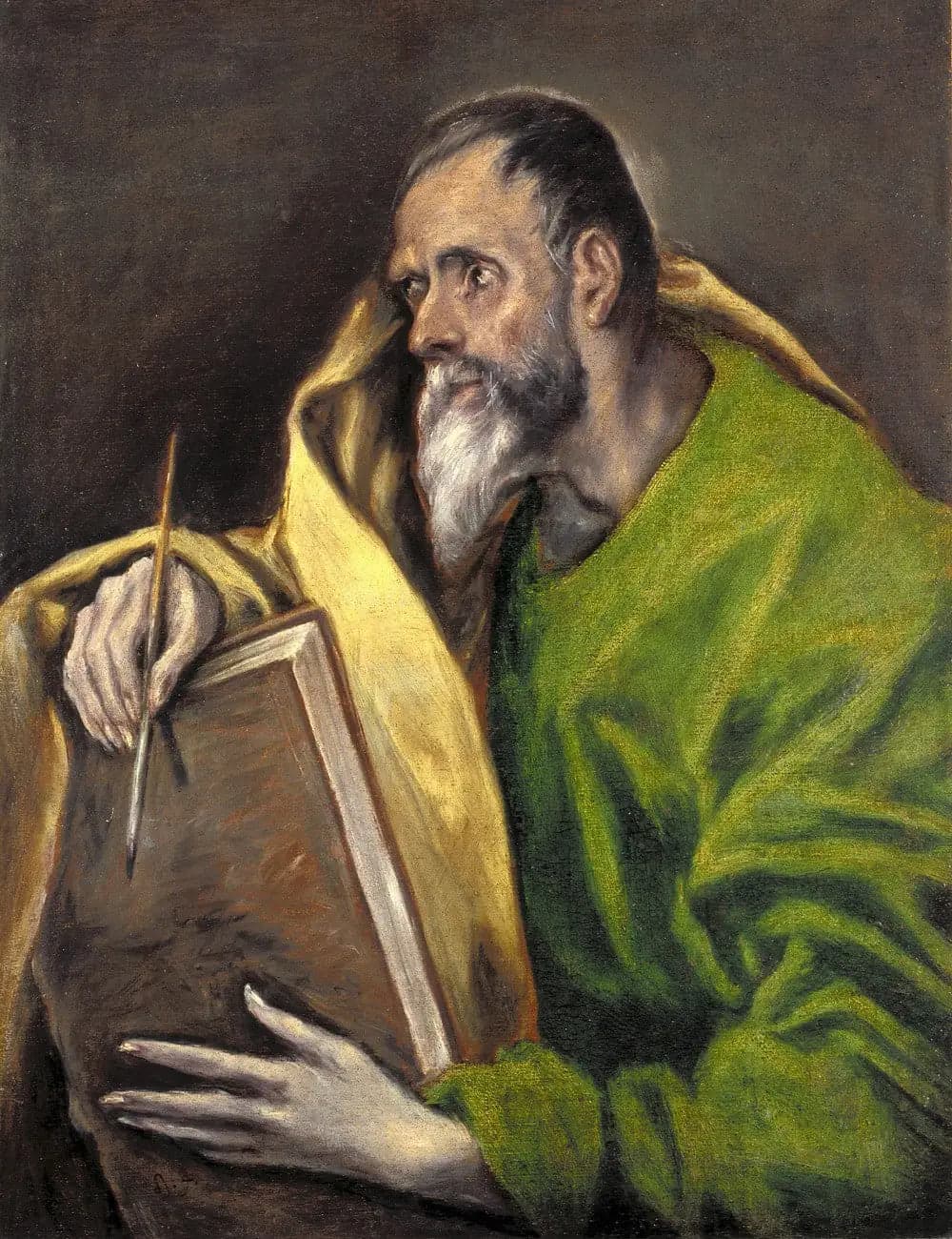 Saint Luke by El Greco