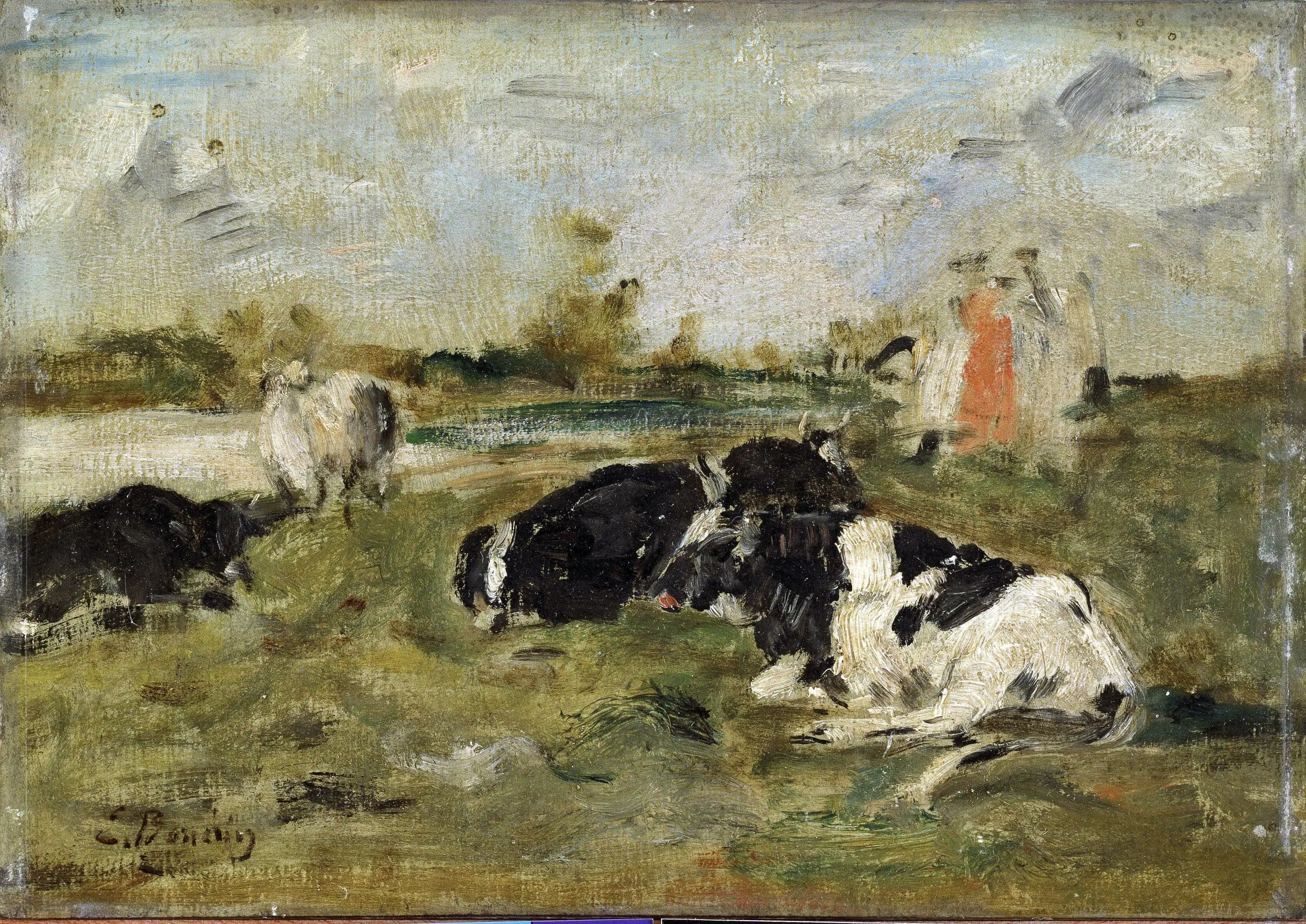 Cows in a Meadow