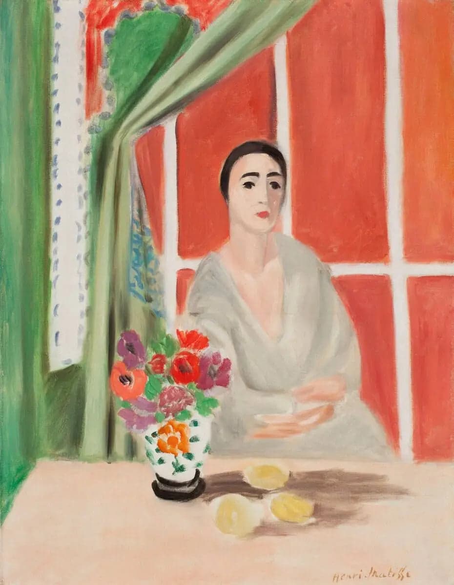 Woman with Bouquet