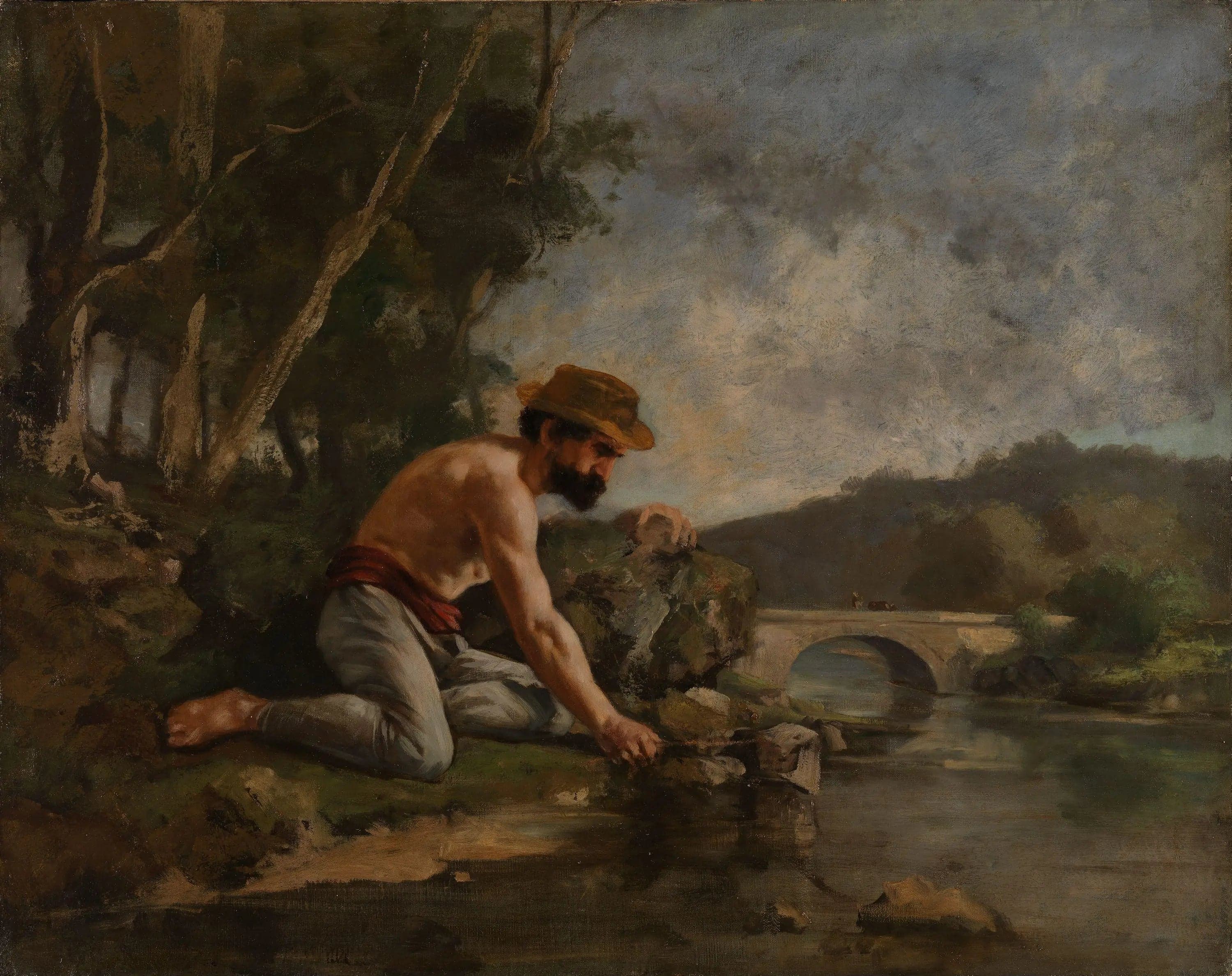 Fisherman with a Line