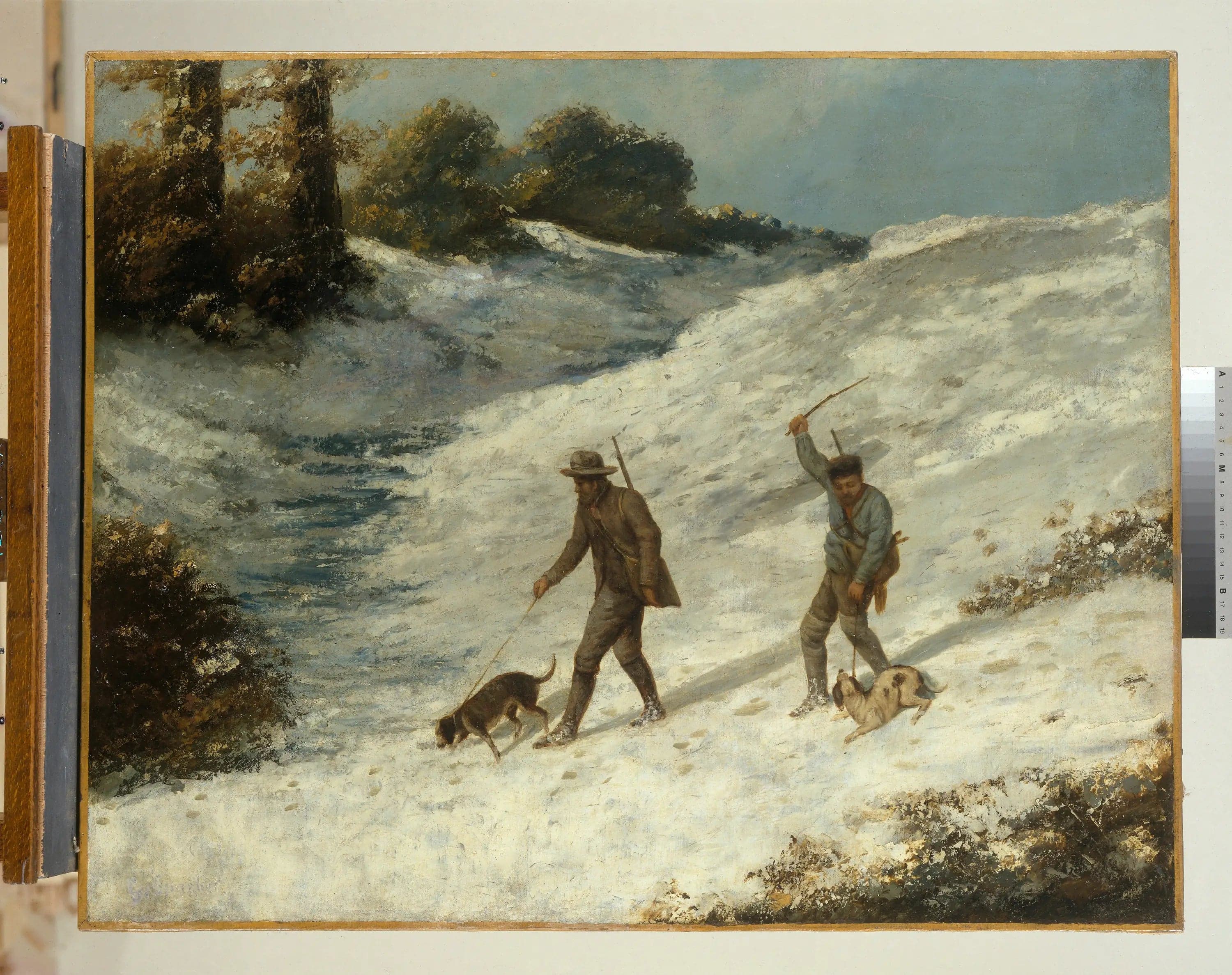 Hunters in the Snow