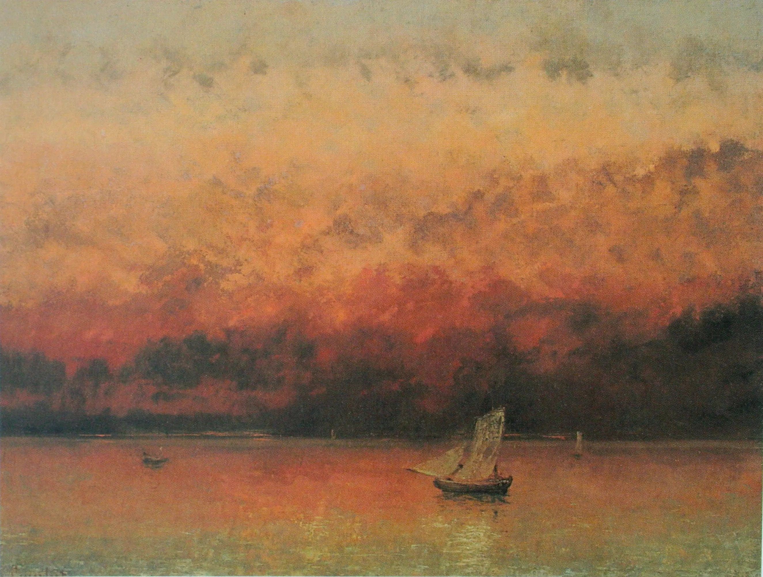 Lake Geneva, sunset