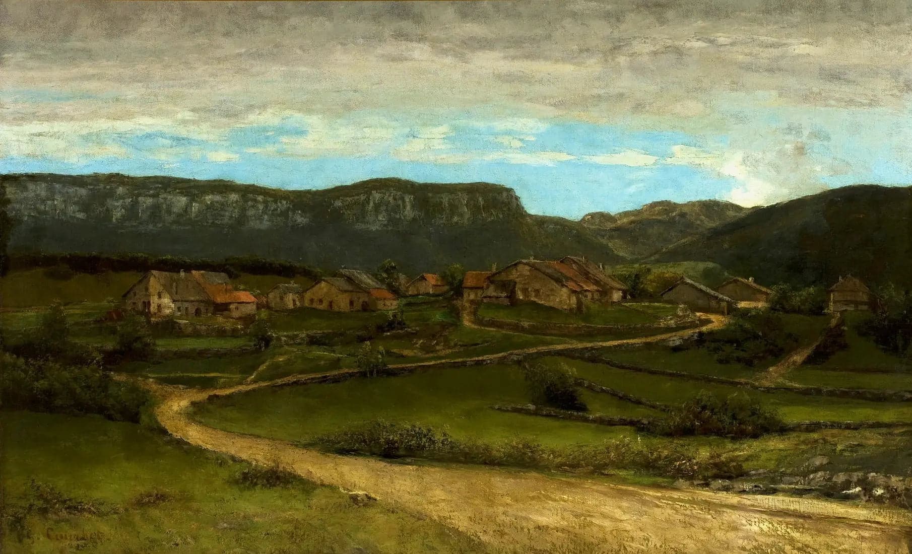 Landscape near Ornans.