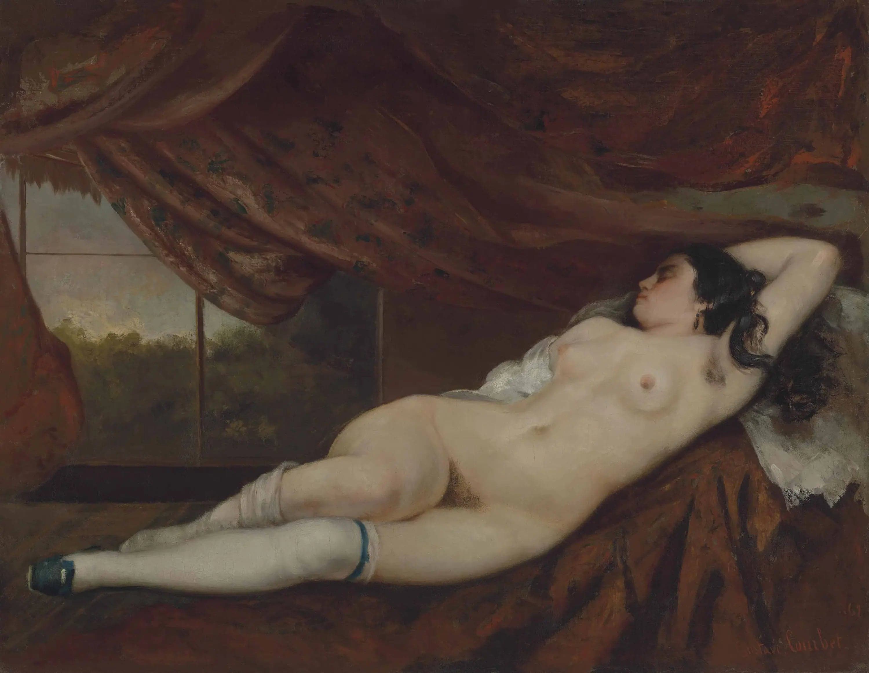 Nude Woman Lying Down