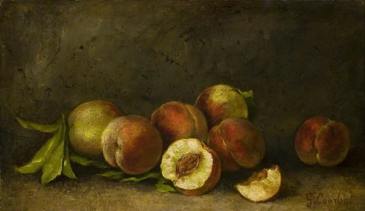 Peach Still Life