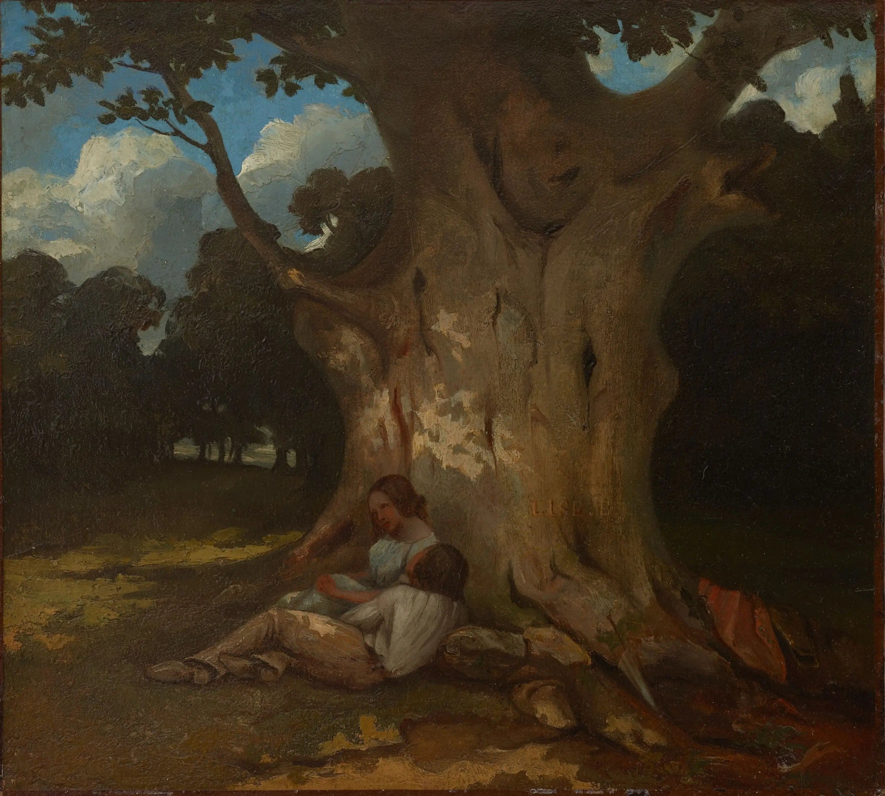 The Large Oak Tree