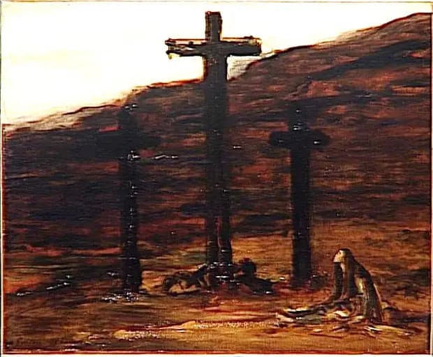 Madeleine at Calvary