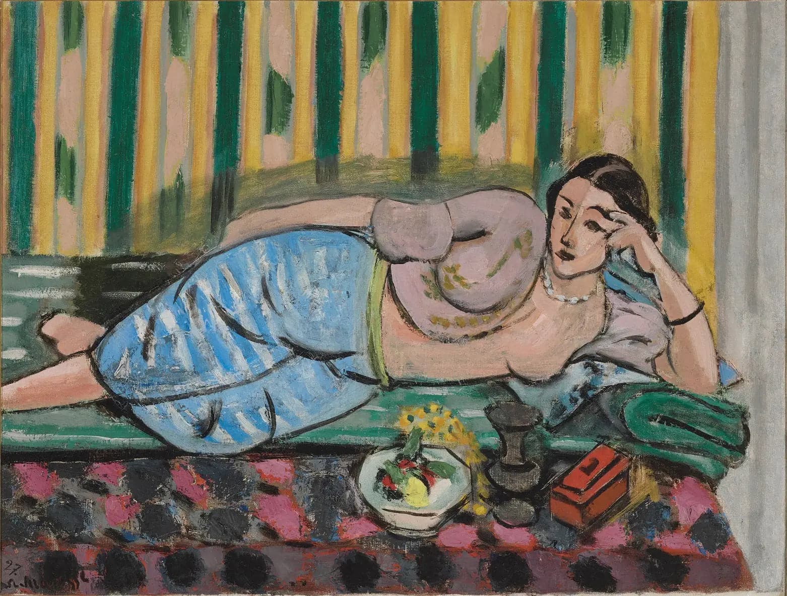 Odalisque with Red Box