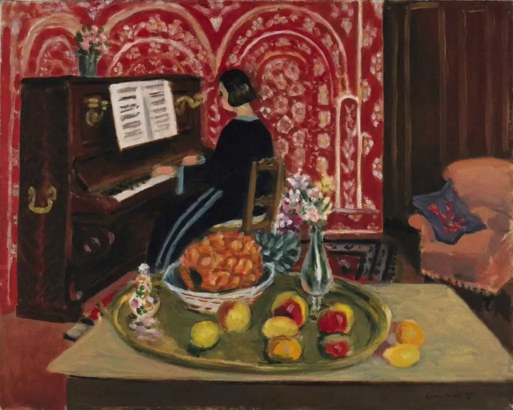 Pianist with Still Life