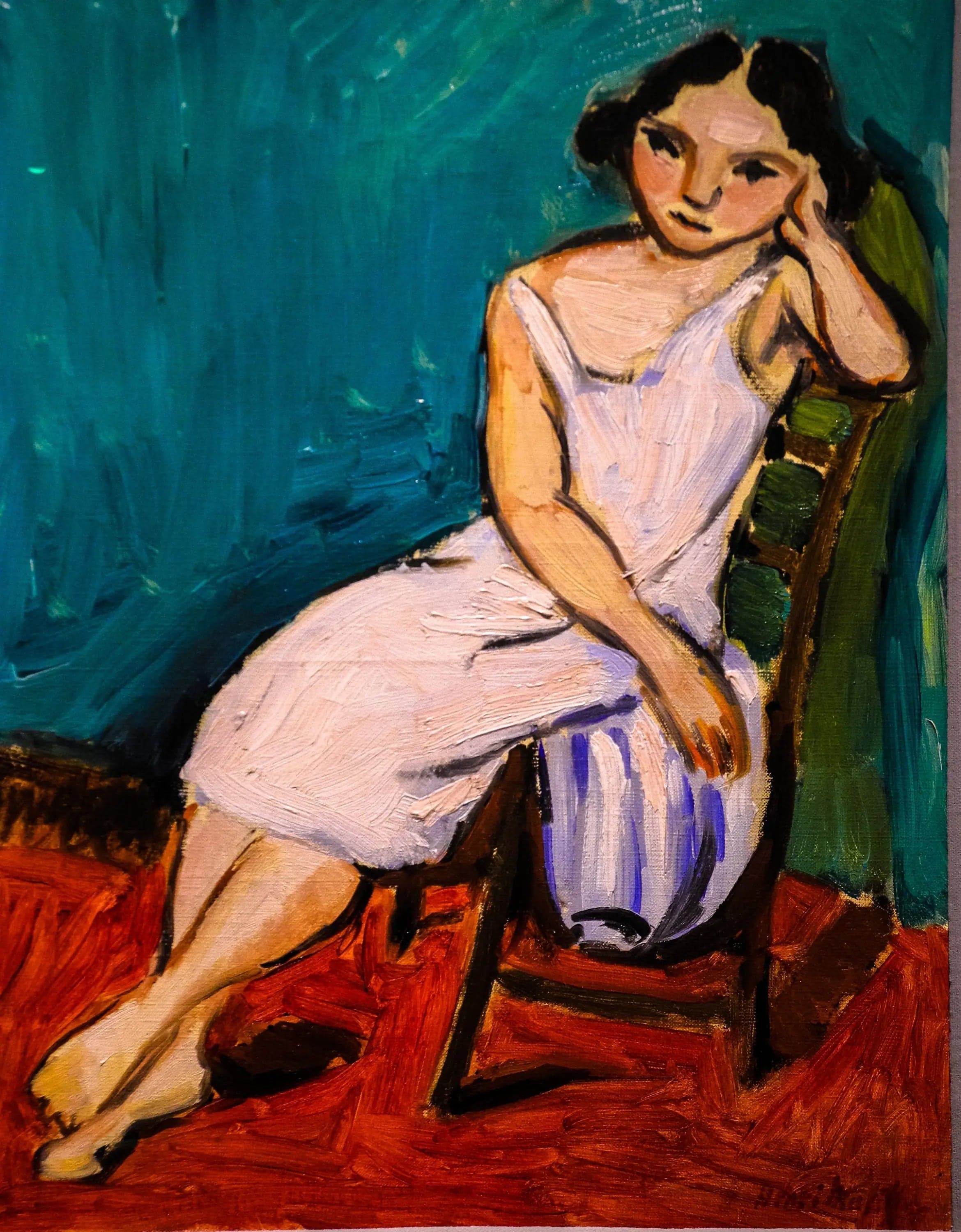 Young Girl Sitting