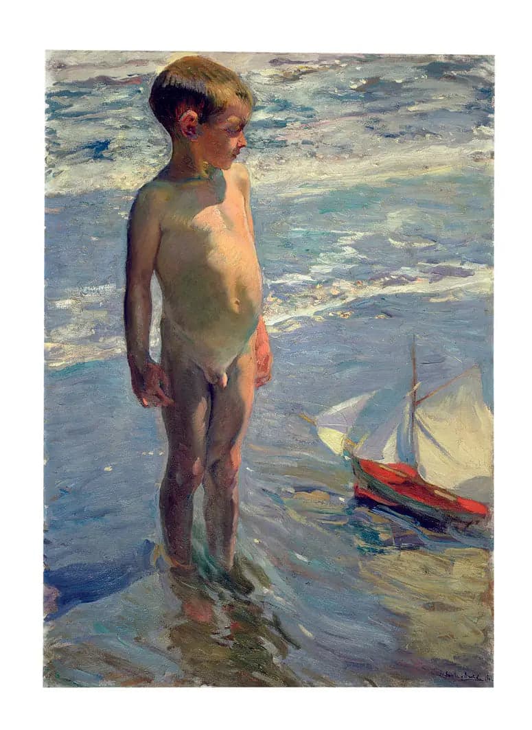 Child with Boat